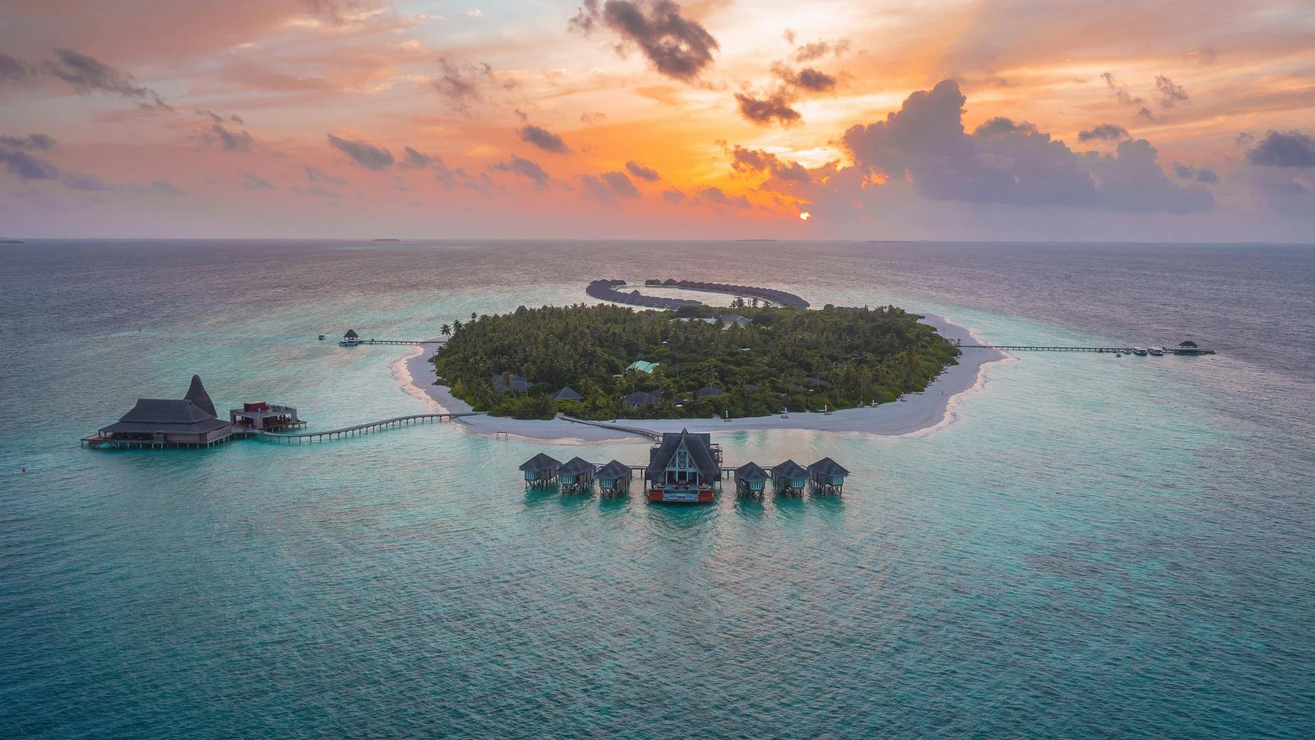 Anantara Kihavah Maldives Villas official resort view 3