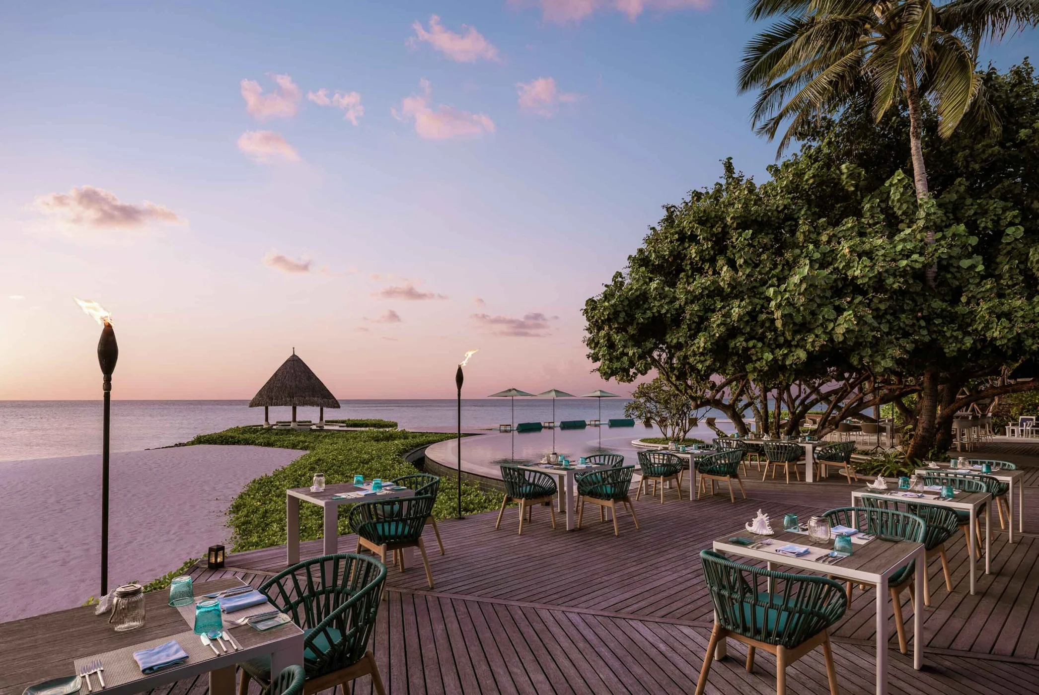 Four Seasons Resort Maldives at Kuda Huraa official resort view 4