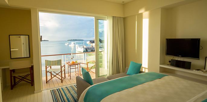 Beach house interior at Kandooma