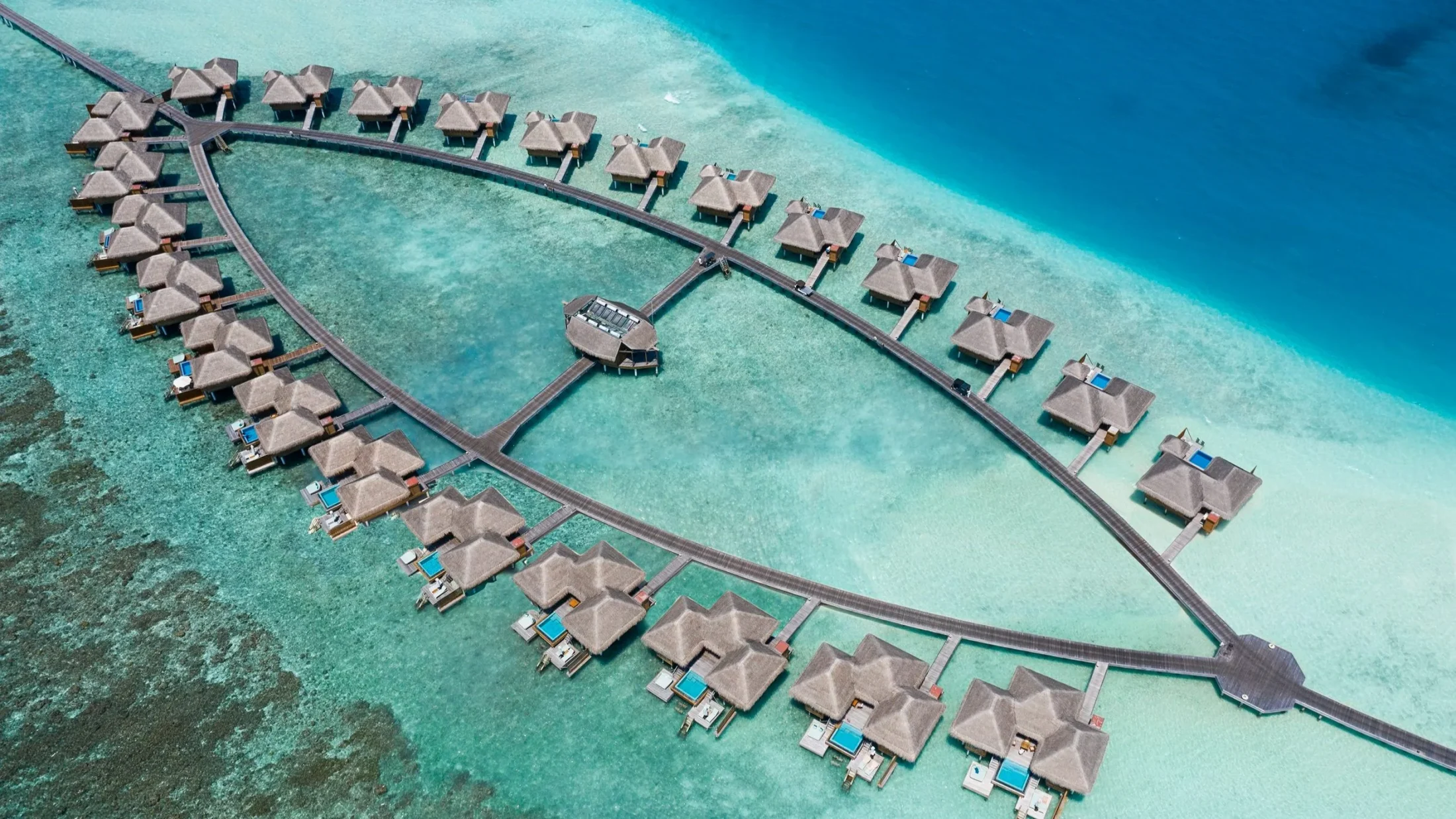 Huvafen Fushi Maldives official resort view 2
