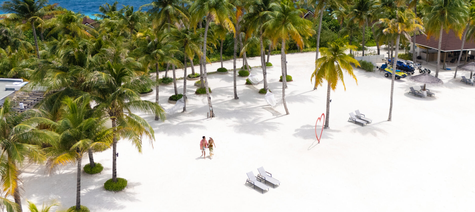 Island aerial view of OBLU SELECT Lobigili