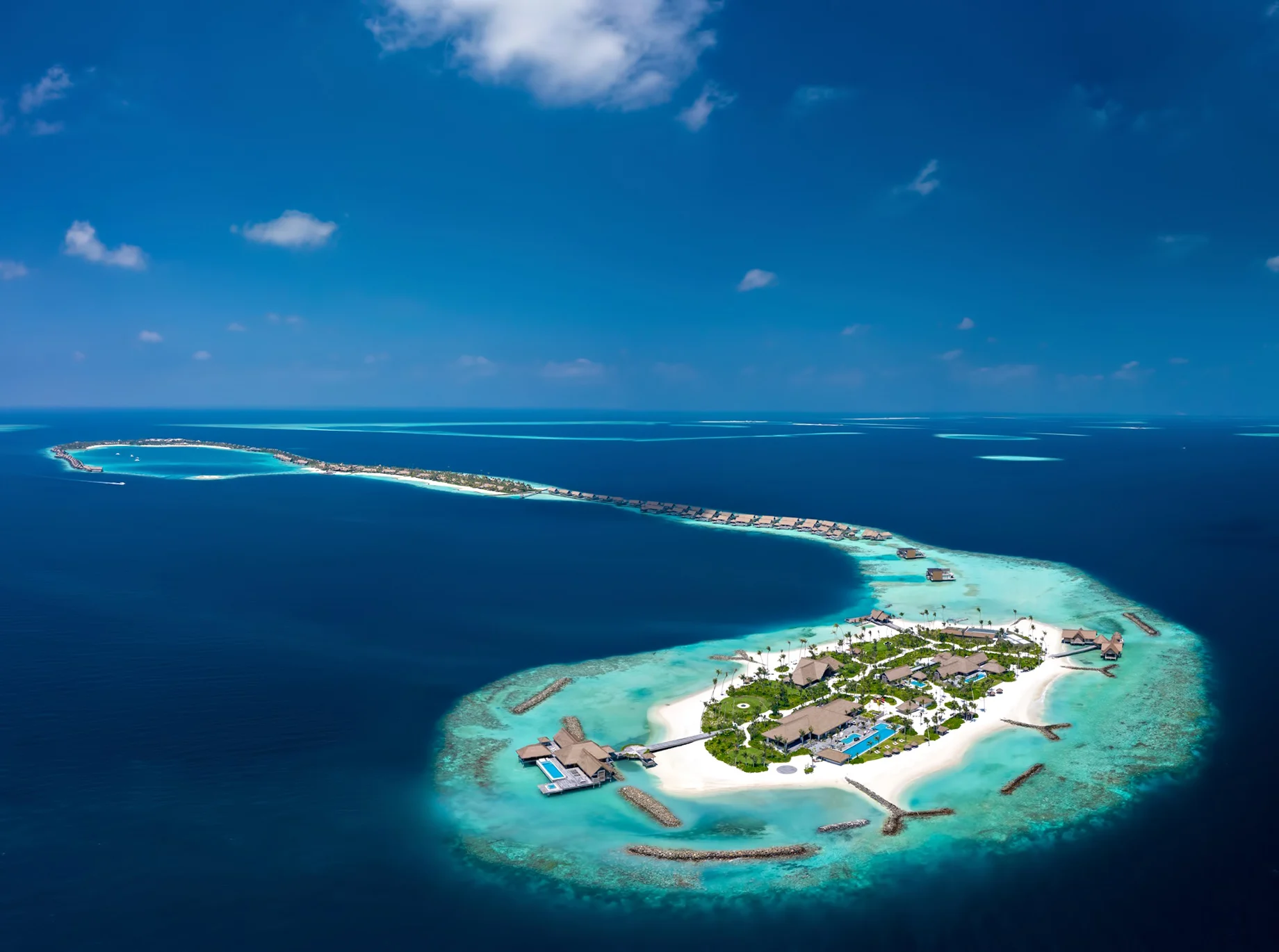Waldorf Astoria Maldives Ithaafushi official resort view 4
